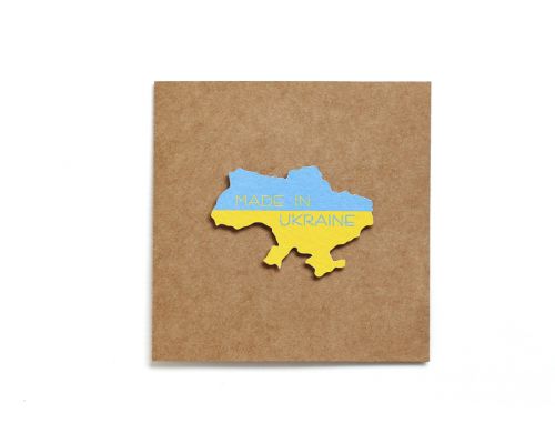 Листівка  3Д "Made in Ukraine"  