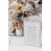 План розсадки гостей на весілля "Вензель" пудра