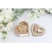 Коробочки для колец в виде сердца ажурные
