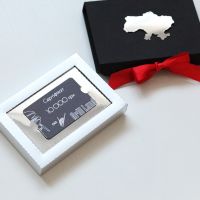 Сертифікат у подарунковій коробці "Box" мапа України