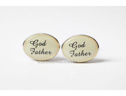 Красиві чоловічі запонки "God Father"